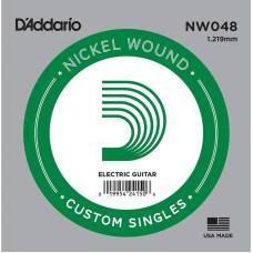 Струна D'Addario NW048 Nickel Wound .048