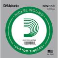 Струна D'Addario NW059 Nickel Wound .059