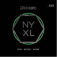 Струна D'Addario NYNW020 Nickel Wound .020