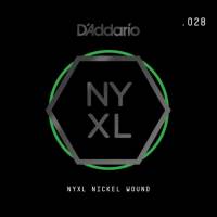 Струна D'Addario NYNW028 Nickel Wound .028