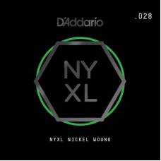 Струна D'Addario NYNW028 Nickel Wound .028