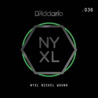 Струна D'Addario NYNW036 Nickel Wound .036