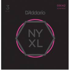 Струни для електрогітари 3 Sets D'Addario NYXL0942-3P Nickel Wound Super Light 9/42