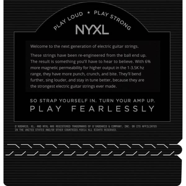Струни для електрогітари D'Addario NYXL1052 Nickel Wound Light Top / Heavy Bottom 10/52
