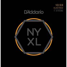 Струны для электрогитары D'Addario NYXL1059 Nickel Wound Regular Light 7-Strings 10/59