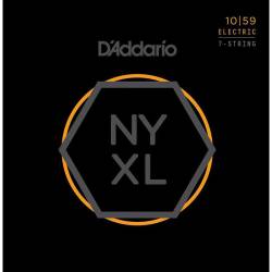 Струны для электрогитары D'Addario NYXL1059 Nickel Wound Regular Light 7-Strings 10/59