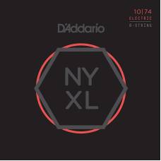 Струни для електрогітари D'Addario NYXL1074 Nickel Wound Light Top/Heavy Bottom 8-Strings 10/74