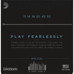 Струни для електрогітари D'Addario NYXL1152 Medium Top / Heavy Bottom 11/52
