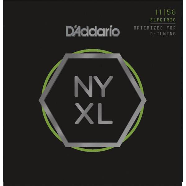 Струни для електрогітари D'Addario NYXL1156 Medium Top / Extra Heavy Bottom 11/56