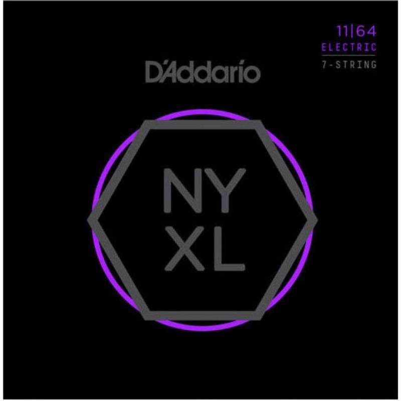 Струны для электрогитары D'Addario NYXL1164 Nickel Wound Medium 7-Strings 11/64