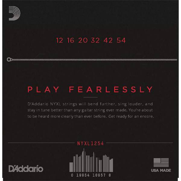 Струни для електрогітари D'Addario NYXL1254 Nickel Wound Heavy 12/54
