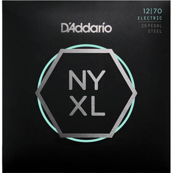Струны для электрогитары D'Addario NYXL1270PS C6 Pedal Stetl Custom Medium 12/70