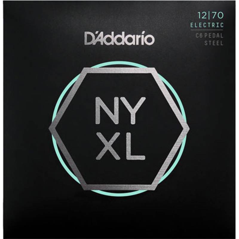 Струни для електрогітари D'Addario NYXL1270PS C6 Pedal Stetl Custom Medium 12/70
