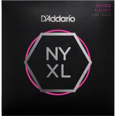 Струни для бас-гітари D'Addario NYXL45100 Long Scale Regular Light 45/100