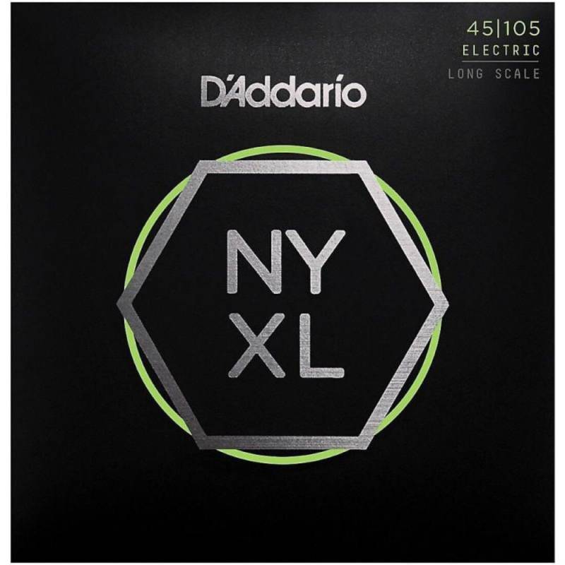 Струны для бас-гитары D'Addario NYXL45105 Long Scale Light Top Medium Bottom 45/105