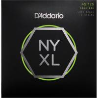Струны для бас-гитары D'Addario NYXL45125 Nickel Wound Regular Light 5 Strings 45/125