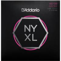 Струни для бас-гітари D'Addario NYXL45130 Nickel Wound Regular Light 5 Strings 45/130