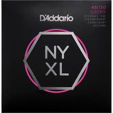 Струны для бас-гитары D'Addario NYXLS45130 Double Ball End Steinberger Regular Light Long Scale 5 Strings 45/130