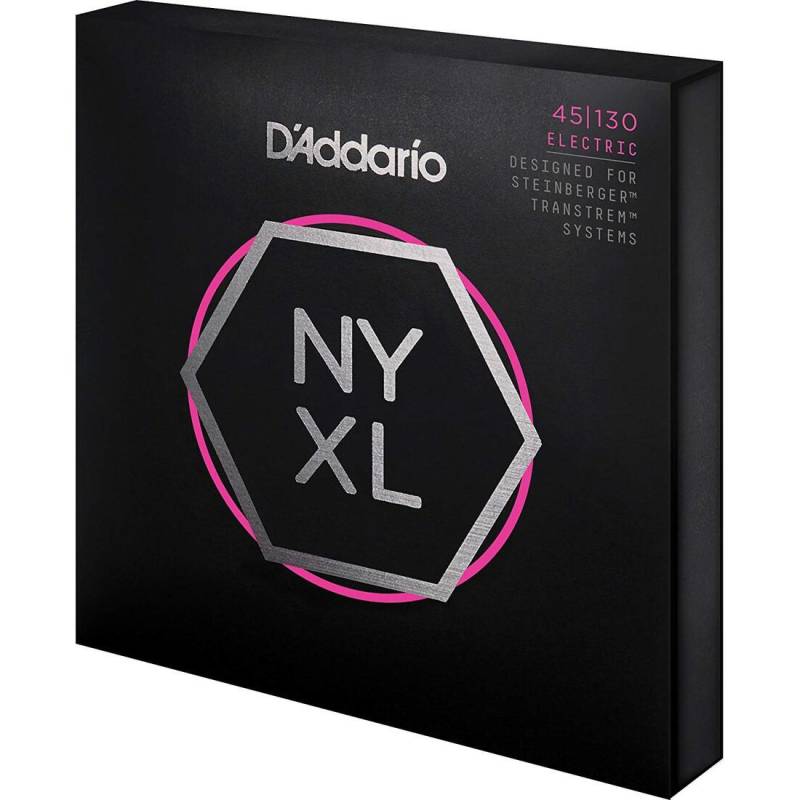 Струны для бас-гитары D'Addario NYXLS45130 Double Ball End Steinberger Regular Light Long Scale 5 Strings 45/130