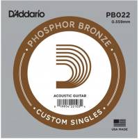 Струна D'Addario PB022 Phosphor Bronze .022