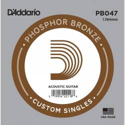 Струна D'Addario PB047 Phosphor Bronze .047 Струна D'Addario PB047 Phosphor Bronze .047