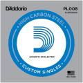 Струна D'Addario PL008 Plain Steel .008