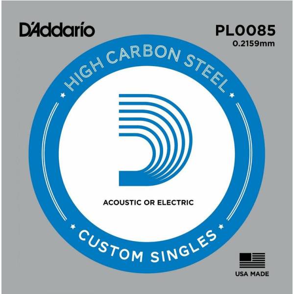 Струна D'Addario PL0085 Plain Steel .0085