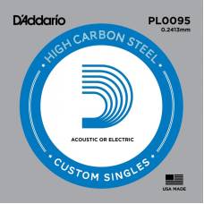 Струна D'Addario PL0095 Plain Steel .0095