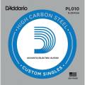 Струна D'Addario PL010 Plain Steel .010