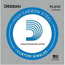 Струна D'Addario PL010 Plain Steel .010