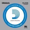 Струна D'Addario PL0135 Plain Steel .0135