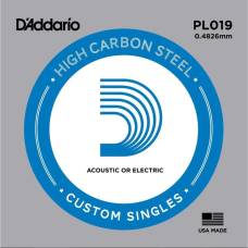 Струна D'Addario PL019 Plain Steel .019