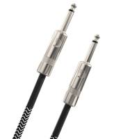 Кабель инструментальный D'ADDARIO PW-BG-10BG Custom Series Braided Instrument Cable - Grey (3m)
