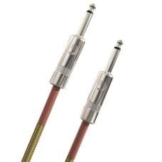 Кабель инструментальный D'ADDARIO PW-BG-10TW Custom Series Braided Instrument Cable - Tweed (3m)