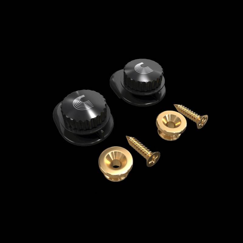 Стреплоки для ременя D'ADDARIO PW-SLS-03 Universal Strap Lock System (Gold)