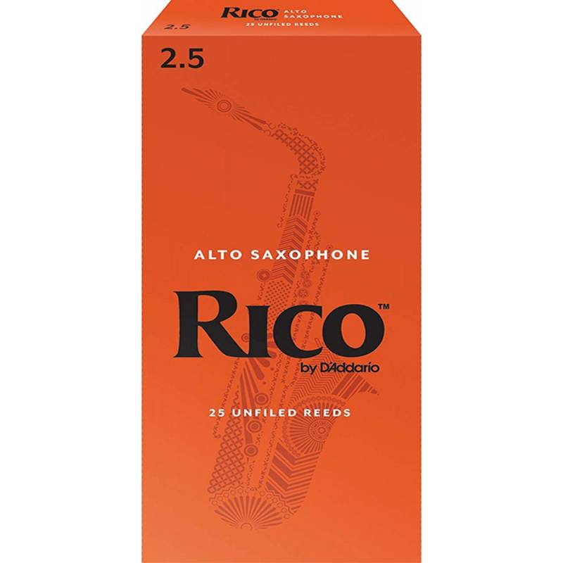 Тростина для саксофона альт D'Addario Rico RJA0125 - Alto Sax #2.5 (1 шт.)