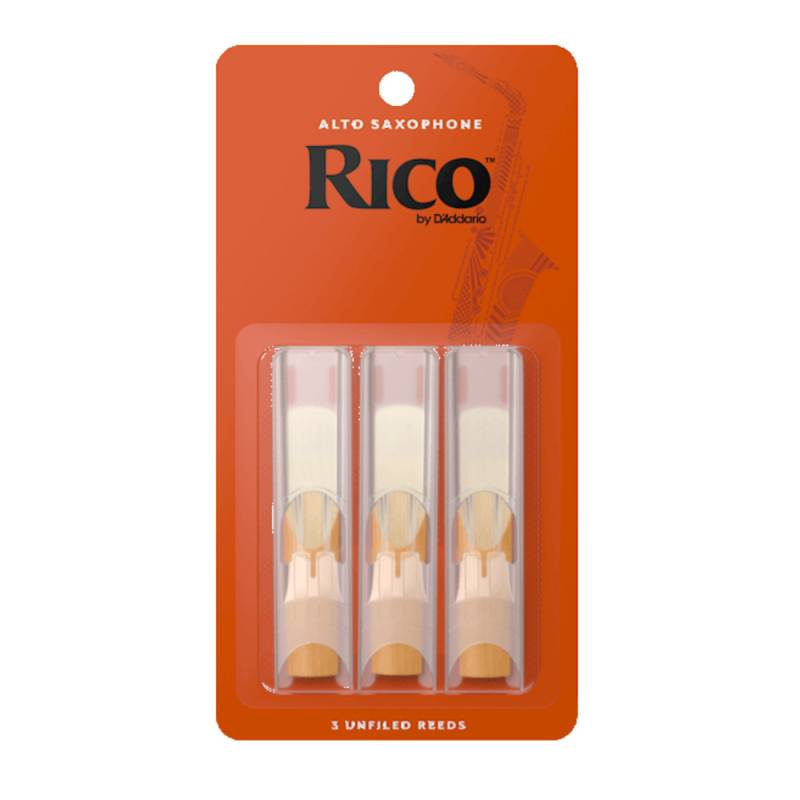 Тростини для саксофона альт D'Addario Rico RJA0325 - Alto Sax #2.5 - 3-Pack (3 шт.)