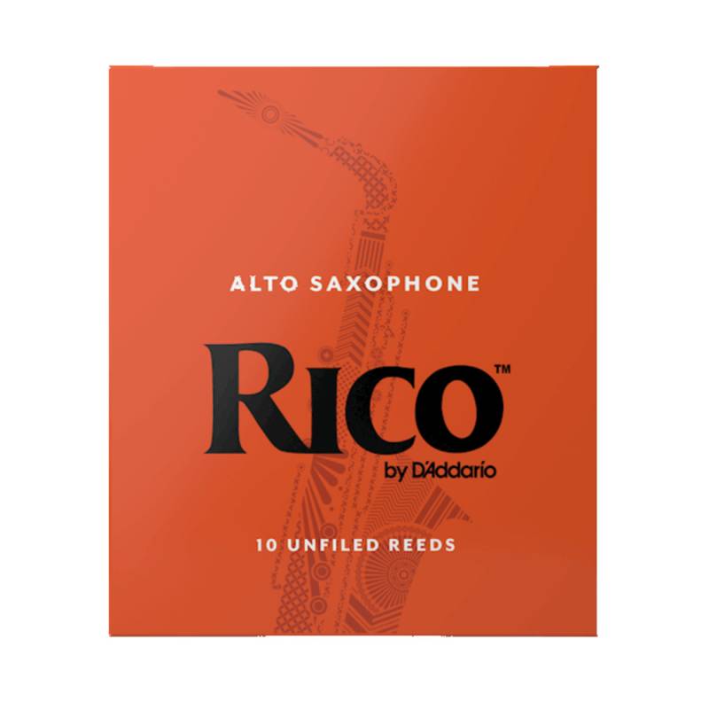 Трости для саксофона альт D'Addario Rico RJA1020 - Alto Sax #2.0 - 10-Pack (10 шт.)