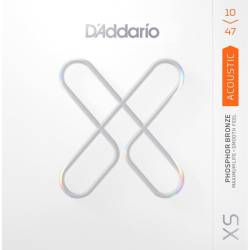 Струни для акустичної гітари D'Addario XSAPB1047 Phosphor Bronze Extra Light 10/47