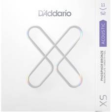 Струни для акустичної гітари D'Addario XSAPB1152 Phosphor Bronze Custom Light 11/52