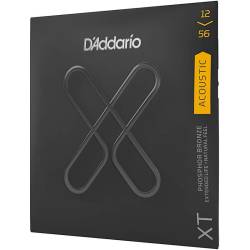 Струни для акустичної гітари D'Addario XTAPB1256 XT Phosphor Bronze Light Top/Medium Bottom 12/56