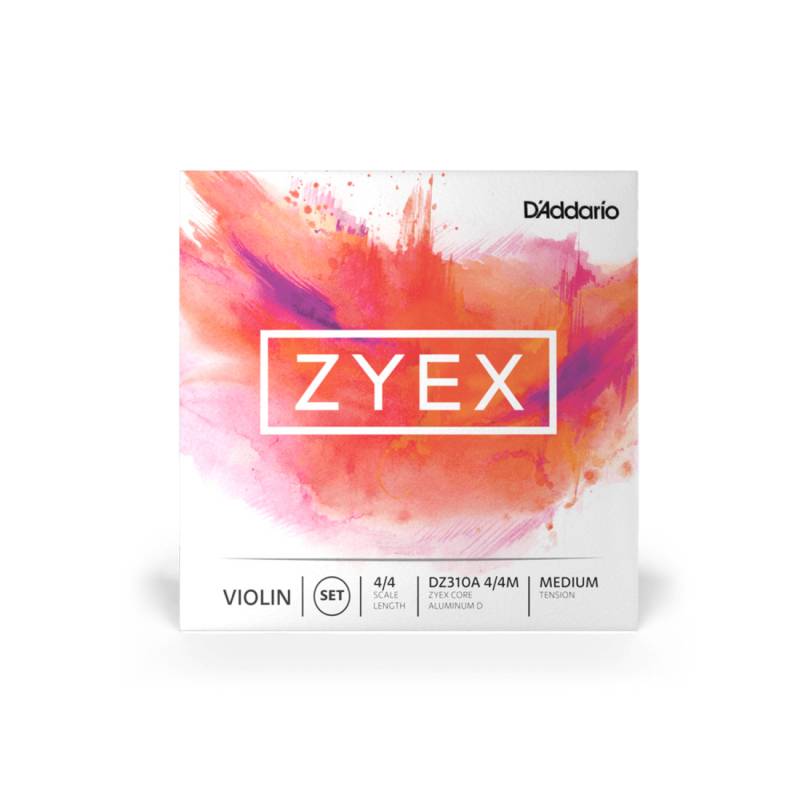 Струни для скрипки D'Addario ZYEX VIOLIN STRING SET 4/4 MEDIUM TENSION