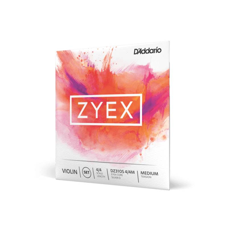 Струны для скрипки D'Addario ZYEX VIOLIN STRING SET 4/4 MEDIUM TENSION (Silver D)