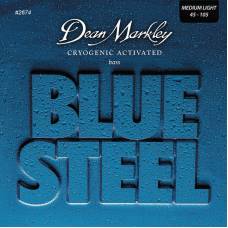 Струни для бас-гітари Dean Markley 2674 Cryogenic Activated Bluesteel Medium Light 4-String 45/105