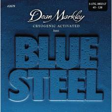 Струны для бас-гитары Dean Markley 2679 Cryogenic Activated Nickel Plated Bluesteel Medium Light 5-String 45/128
