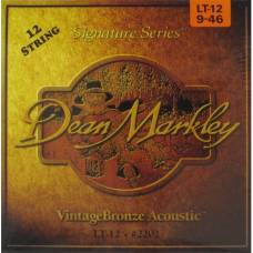 Струны для акустической гитары Dean Markley DMS2202 Signature Series 12 String 9/46