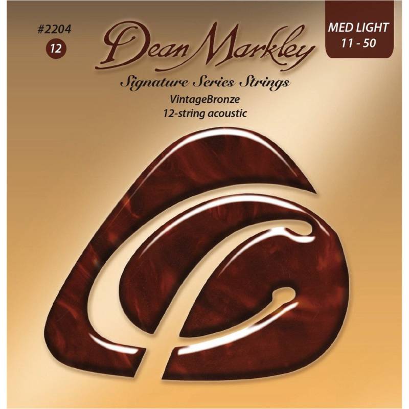 Струны для акустической гитары Dean Markley DMS2204 Signature Series 12 String 11/50