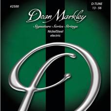 Струны для электрогитары Dean Markley 2500 Signature Series Nickel Steel D-Tune 13/56