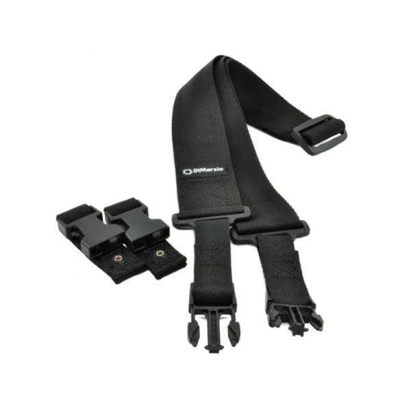 Ремень для гитары DiMarzio 2 INCH NYLON CLIPLOCK BLACK
