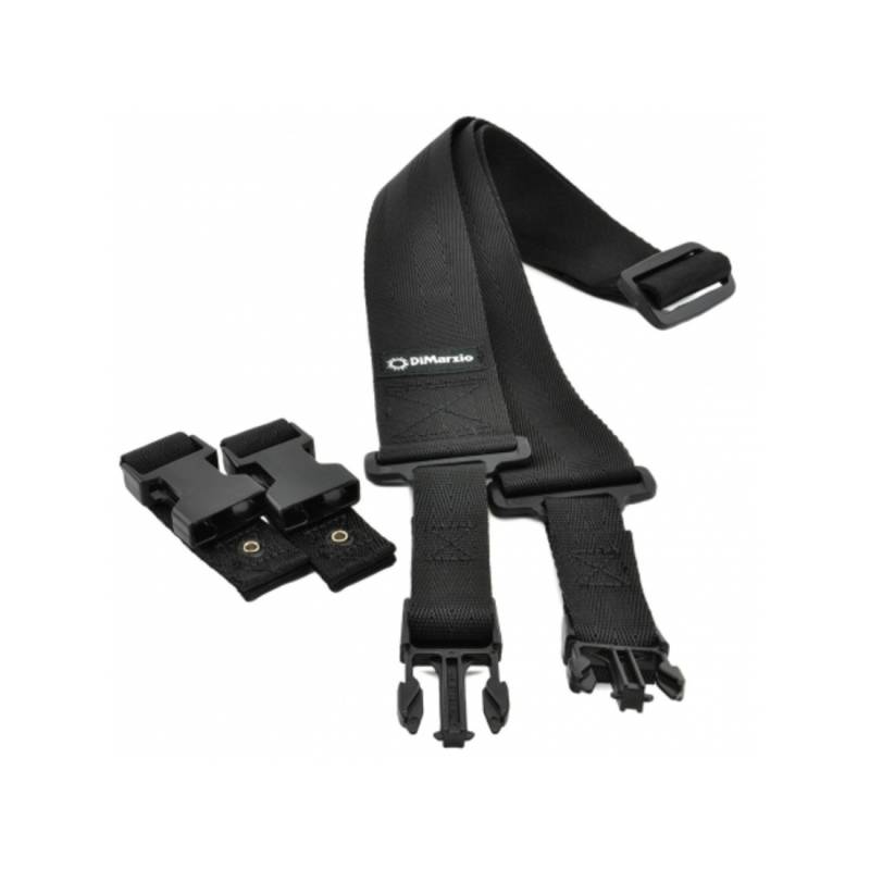 Ремінь для гітари DiMarzio 2 INCH NYLON CLIPLOCK BLACK